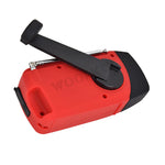 Charger l'image dans la galerie, Radio solaire a manivelle avec lampe d'urgence